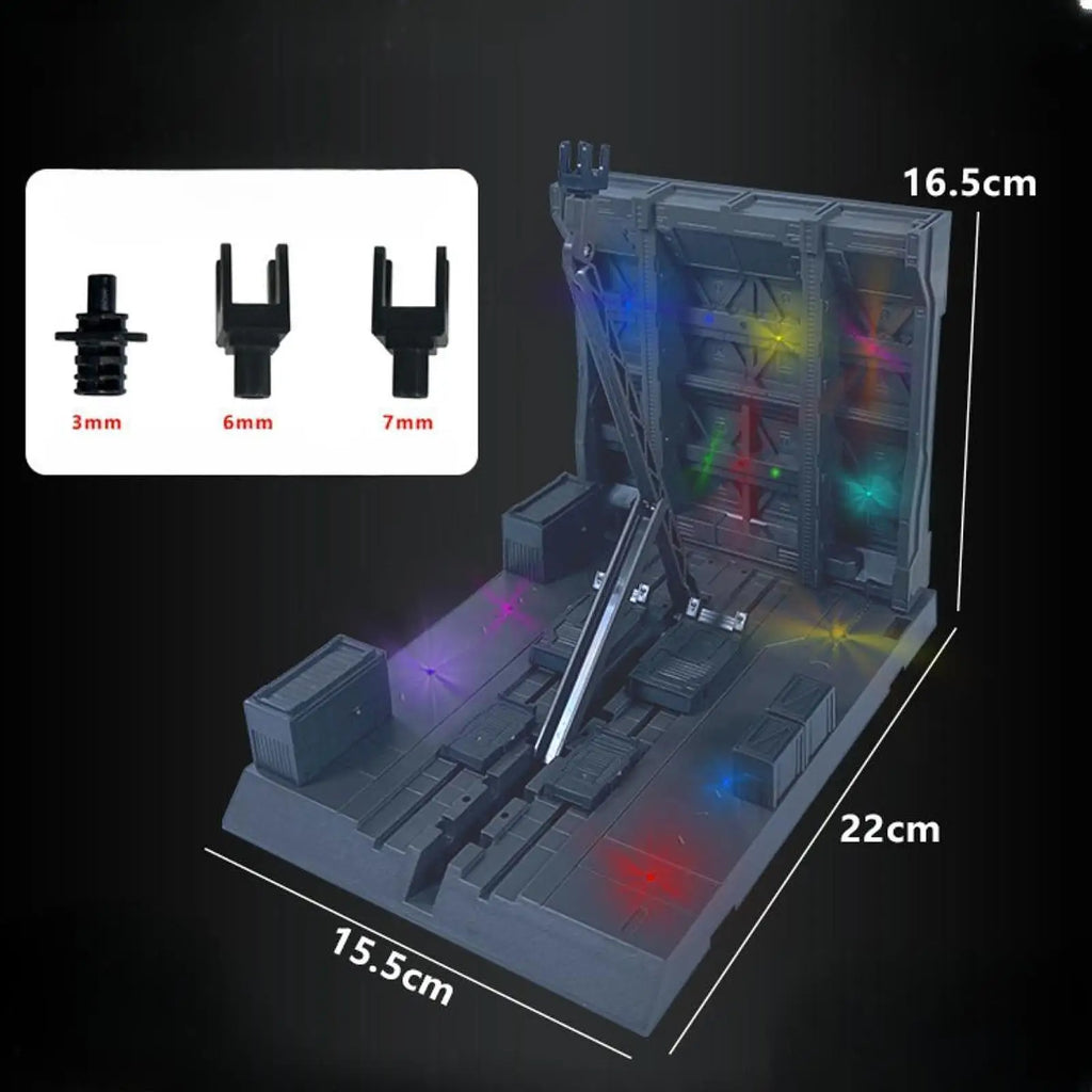 Universal Anime Tegneseriefigur Modell Oppbevaringsboks Sammenkoblingsbar Organizer Stabelbar for LEGO, Anime-modeller, Gundam-modeller