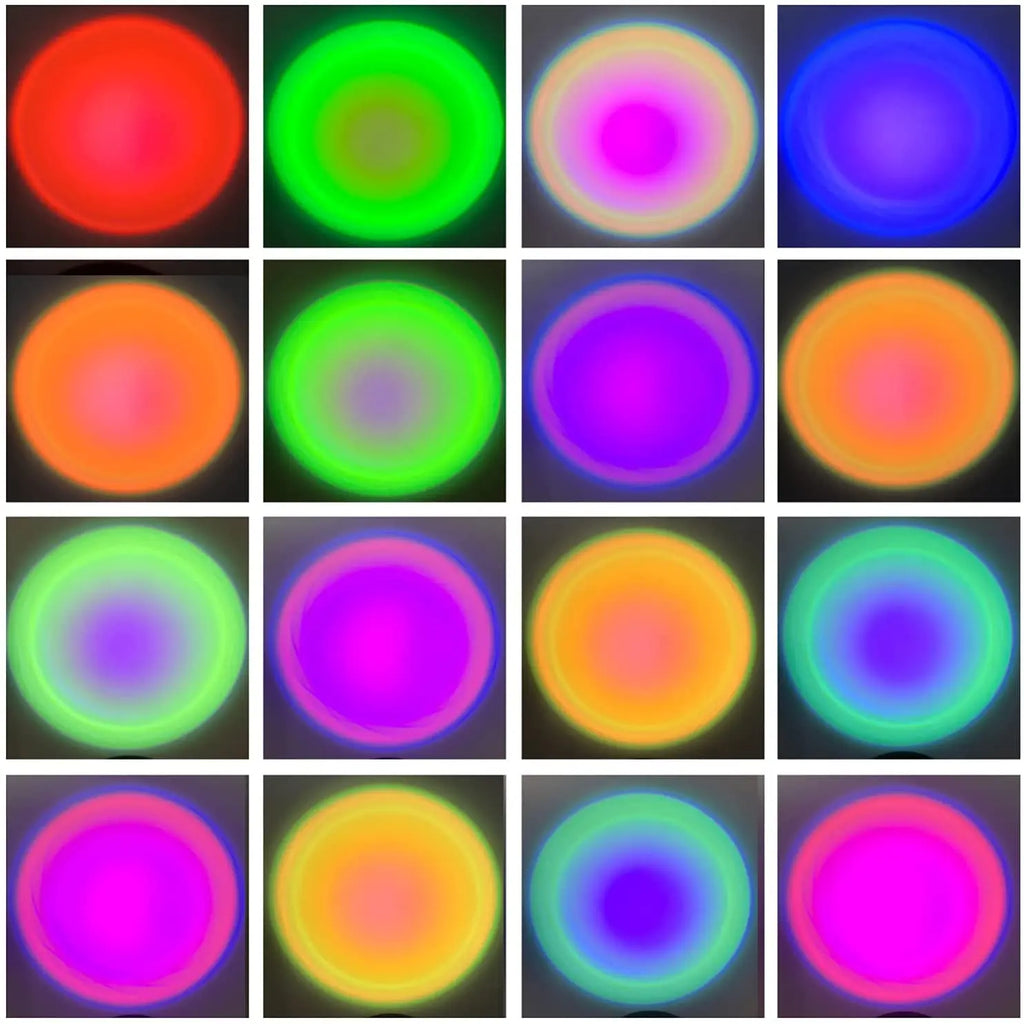 Smart Sunset Lamp Tuya LED nattlys USB RGB Smart Life APP Fjernkontroll Projeksjon For Romdekorasjon Fotografering Festival Bursdag