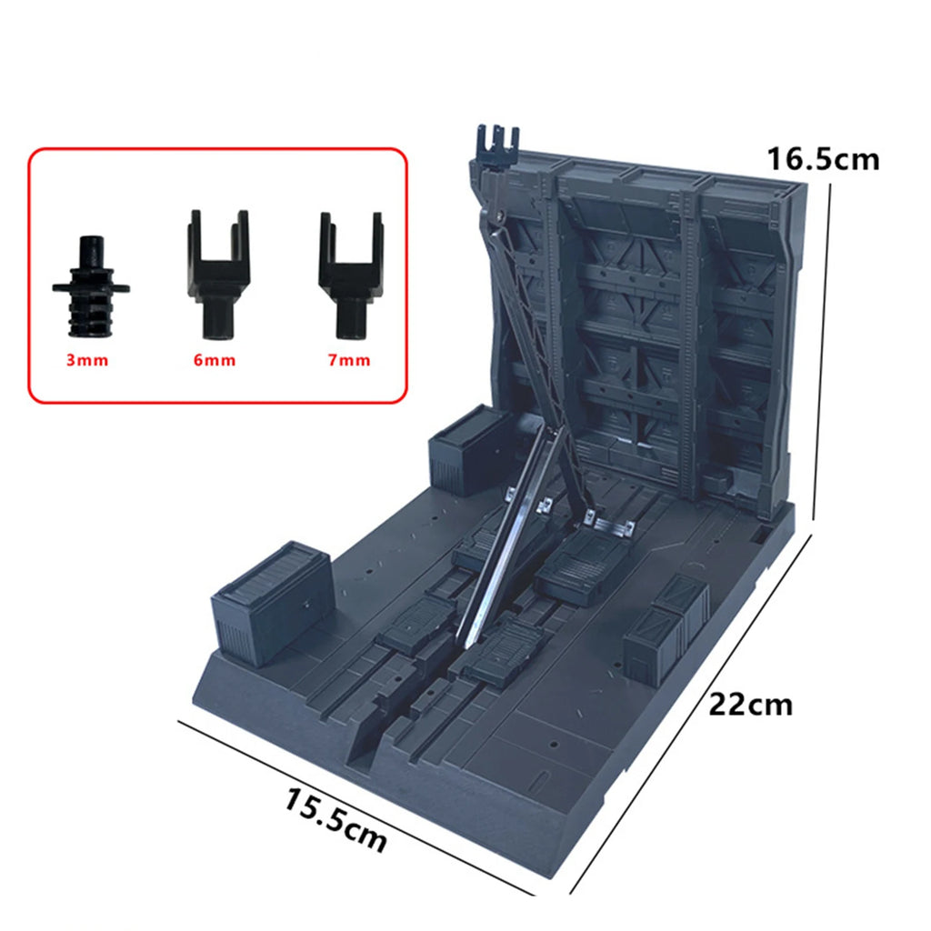 Universal Anime Tegneseriefigur Modell Oppbevaringsboks Sammenkoblingsbar Organizer Stabelbar for LEGO, Anime-modeller, Gundam-modeller