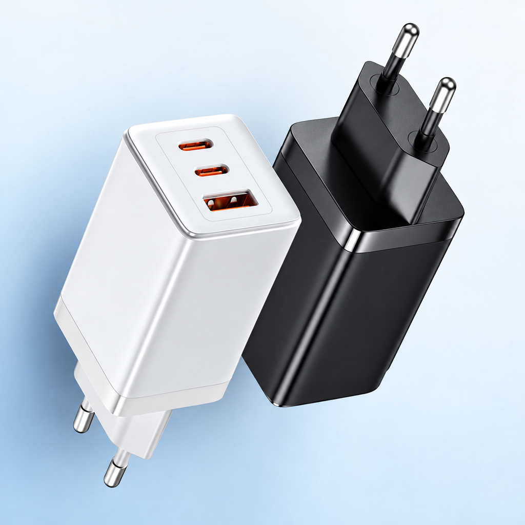 Baseus GaN3 Pro 65 W reiselader med USB-C-kabel