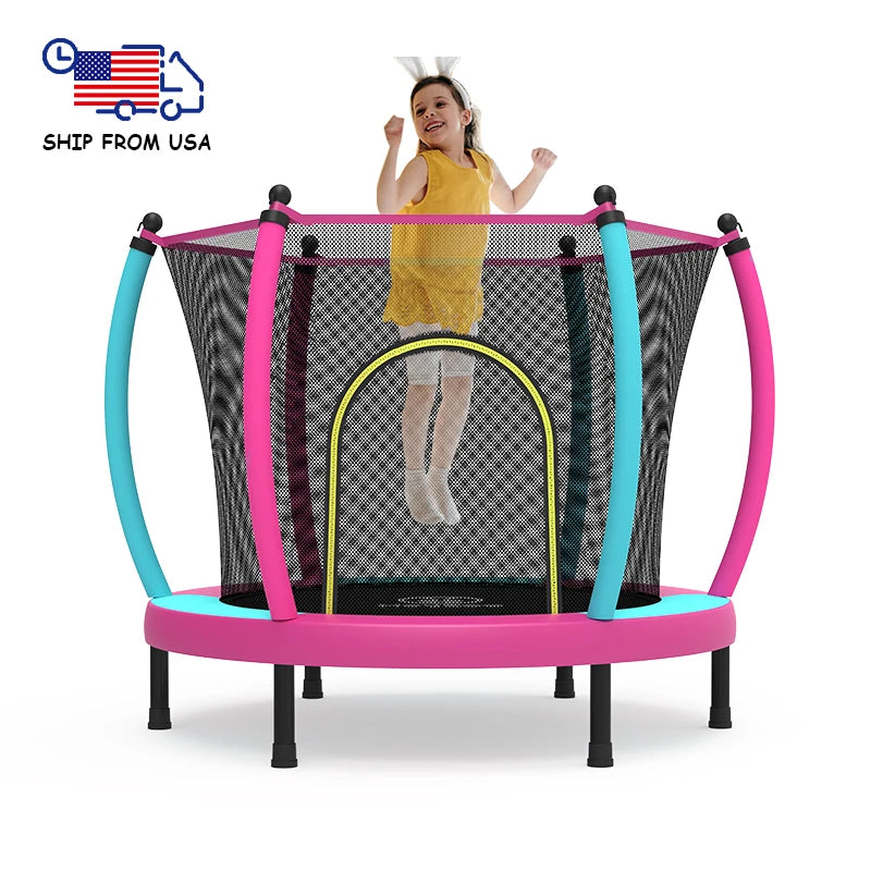 Zoshine trampoline 60 tommer med sikkerhetsnett – for barn