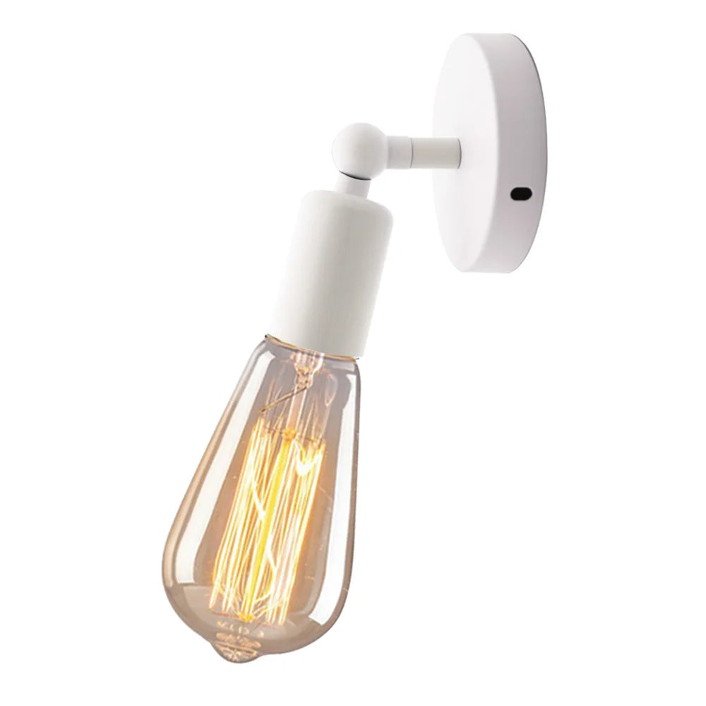 Belysning, vintage vegglampe, industriell, antikk E27-vegglampe, veggmontert Edison-lampe for kjøkken, bar, restauranter, kaffebar