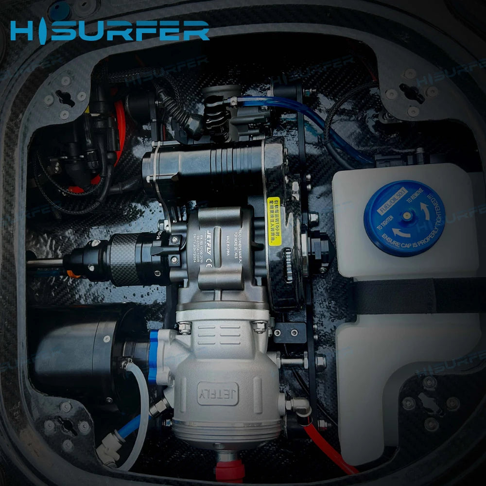 Elektrisk motorisert surfebrett i karbonfiber – 12 kW, opptil 60 km/t