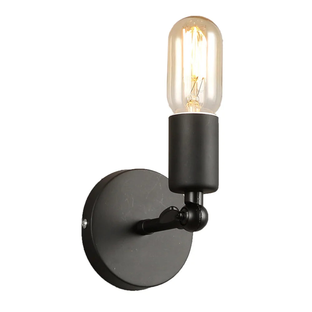 Belysning, vintage vegglampe, industriell, antikk E27-vegglampe, veggmontert Edison-lampe for kjøkken, bar, restauranter, kaffebar