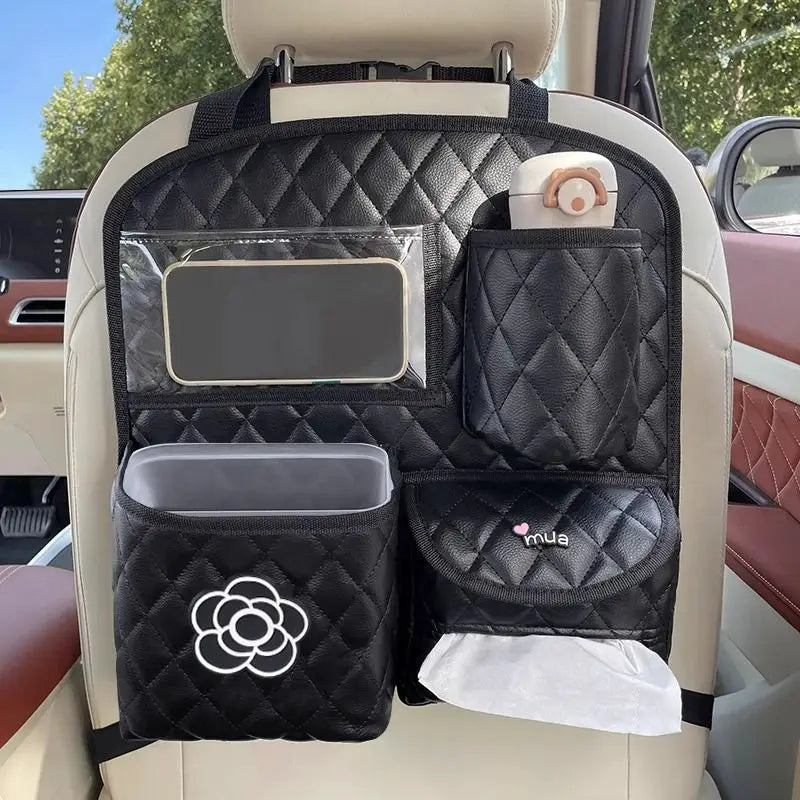 Car Seat Back Storage Bag Hanging Car Multi-function Storage Box Chair  Rear