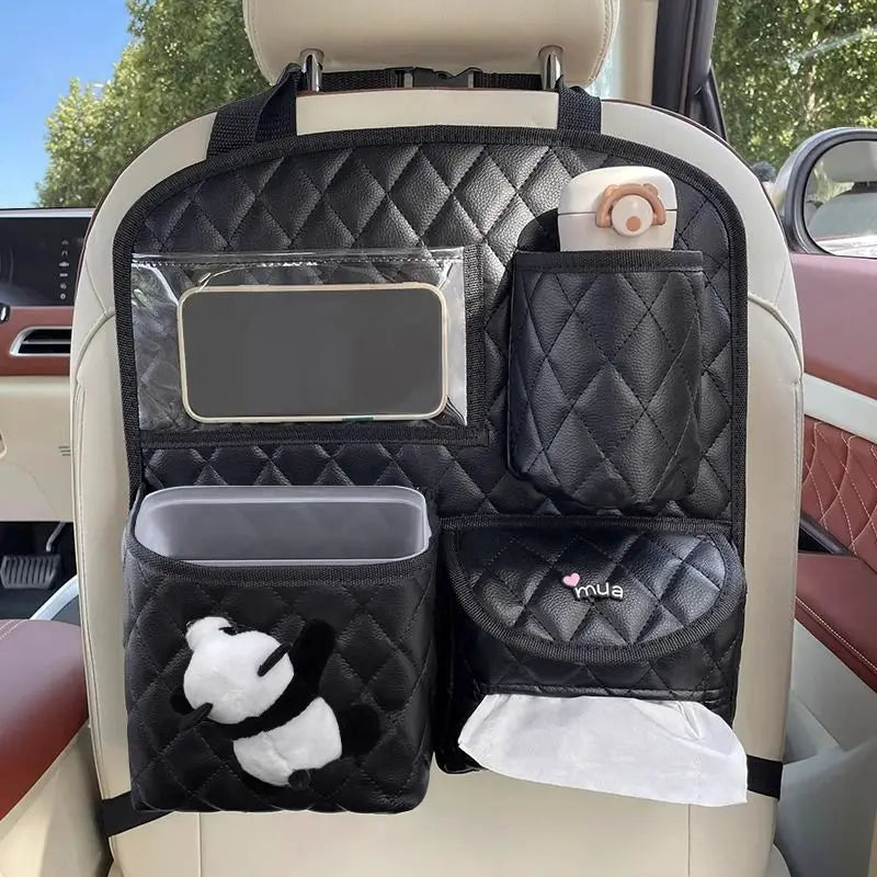 Car Seat Back Storage Bag Hanging Car Multi-function Storage Box Chair  Rear