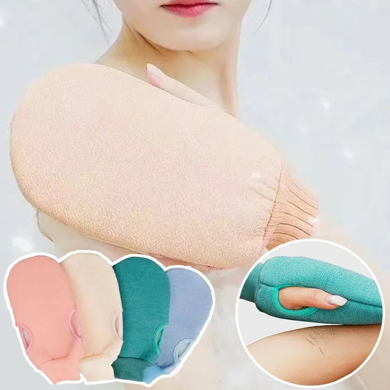 1 stk. bad for peeling SPA eksfolierende dusjbørste kroppsrenseskrubbvott gni døde hudhansker dusjhåndkle skum kroppsmassasje