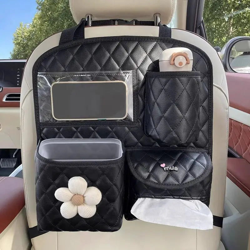 Car Seat Back Storage Bag Hanging Car Multi-function Storage Box Chair  Rear