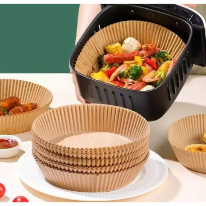 Bakepapirformer til airfryer