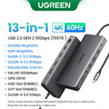 UGREEN USB-C Hub 8-i-1 – 4K HDMI, DP, USB 3.2 og 100 W PD