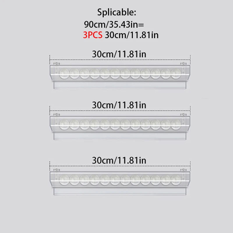 Ordre- og billettholder i PVC – 30–150 cm