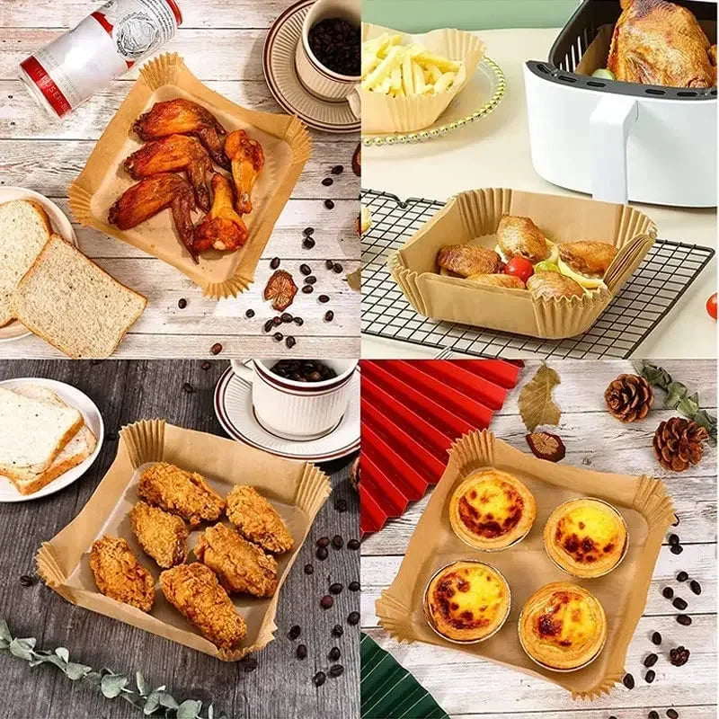 Bakepapirformer til airfryer