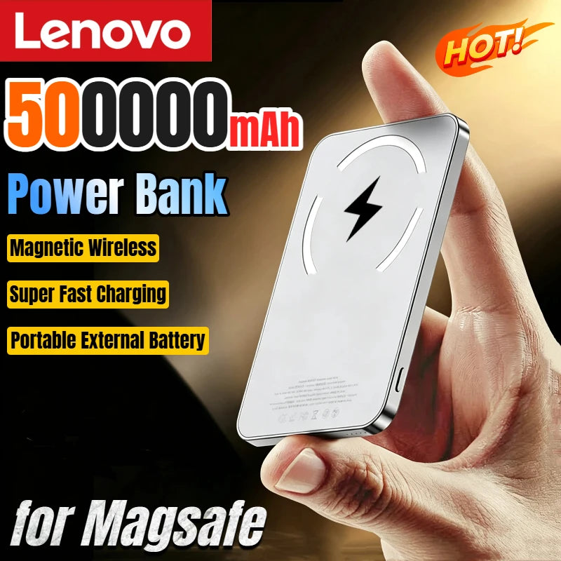 Magnetisk powerbank med trådløs lading