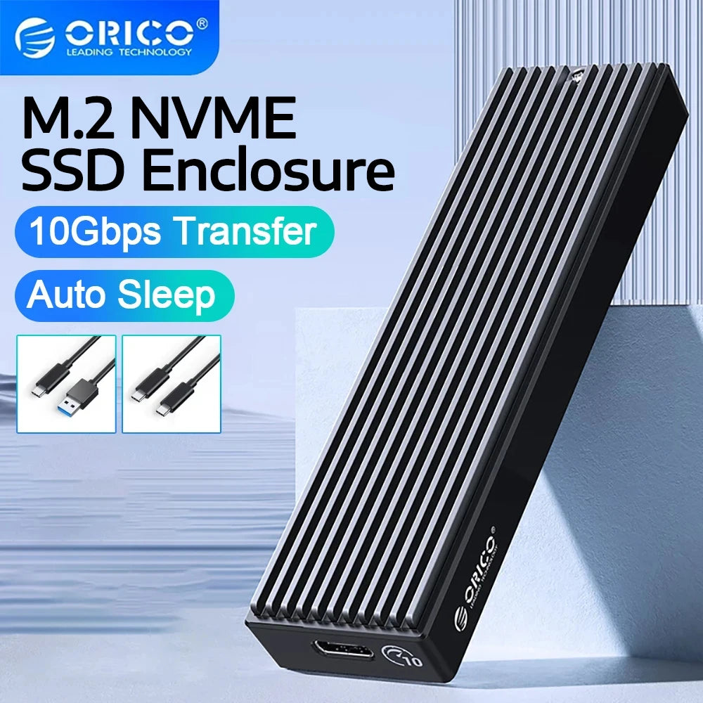 ORICO M.2 NVMe SSD-kabinett – USB-C 10 Gbps