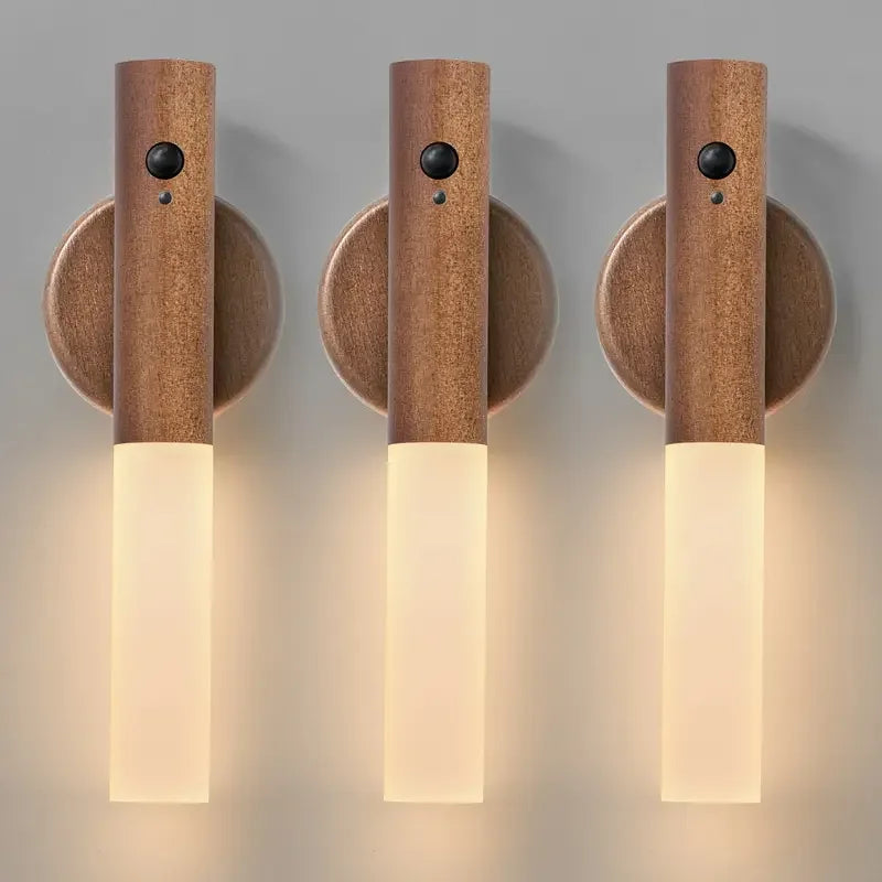 Oppladbar LED-sensorlampe med bevegelsessensor