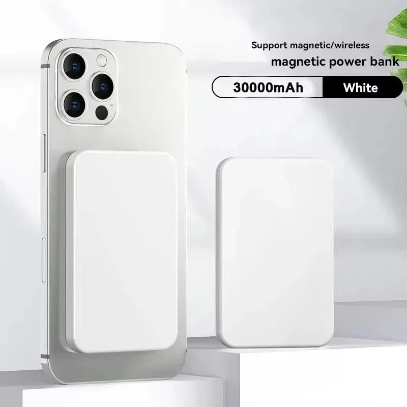 Magnetisk powerbank med trådløs lading