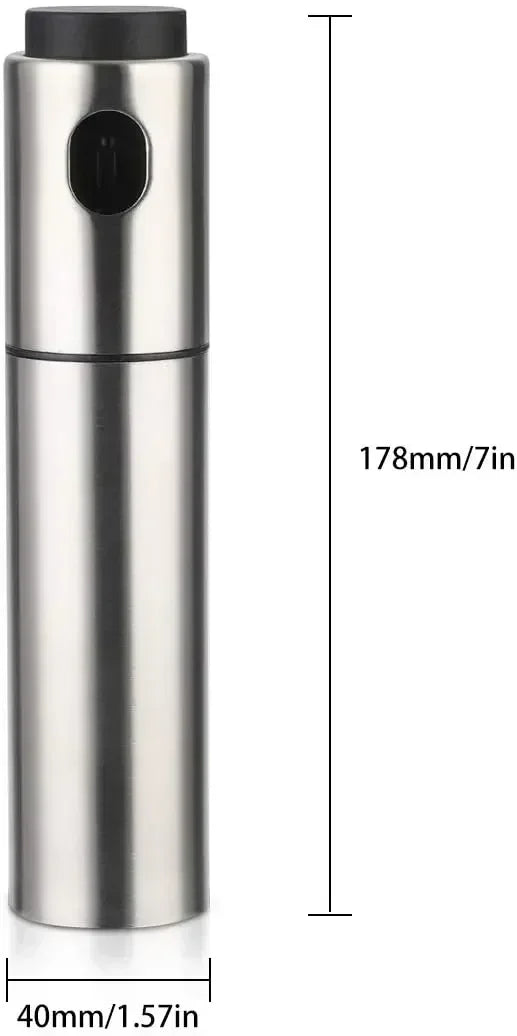 Oljesprayer i rustfritt stål eller glass – 100 ml