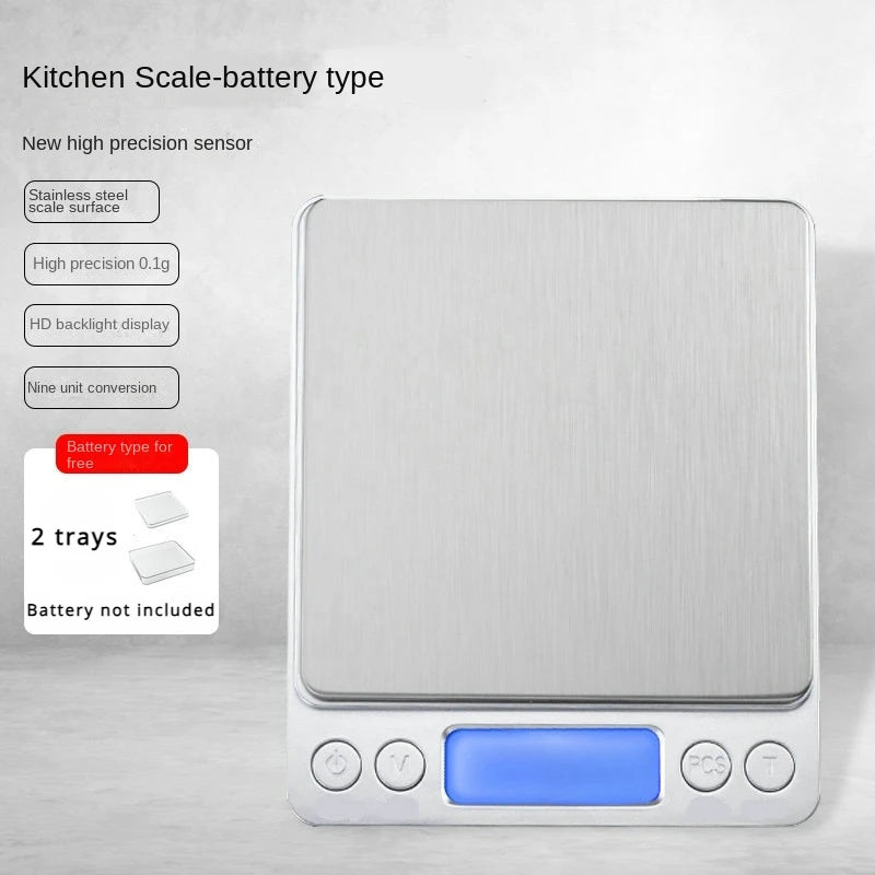 Digital presisjonsvekt – 0,1 g til 3 kg