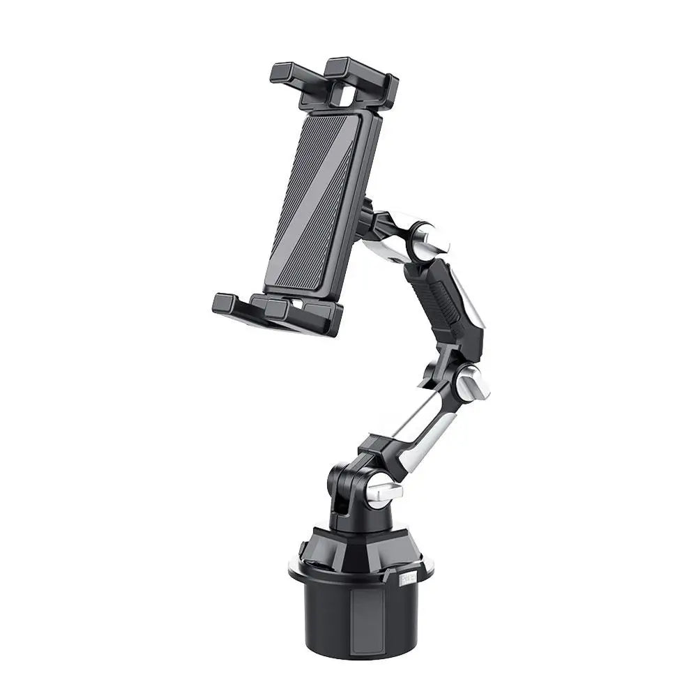 Bilkoppholdernettbrett- og telefonfeste Universalt stativ med justerbar lang arm for iPad, Samsung Galaxy Tab, Kindle