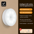 LED-nattlys med bevegelsessensor og magnetfeste