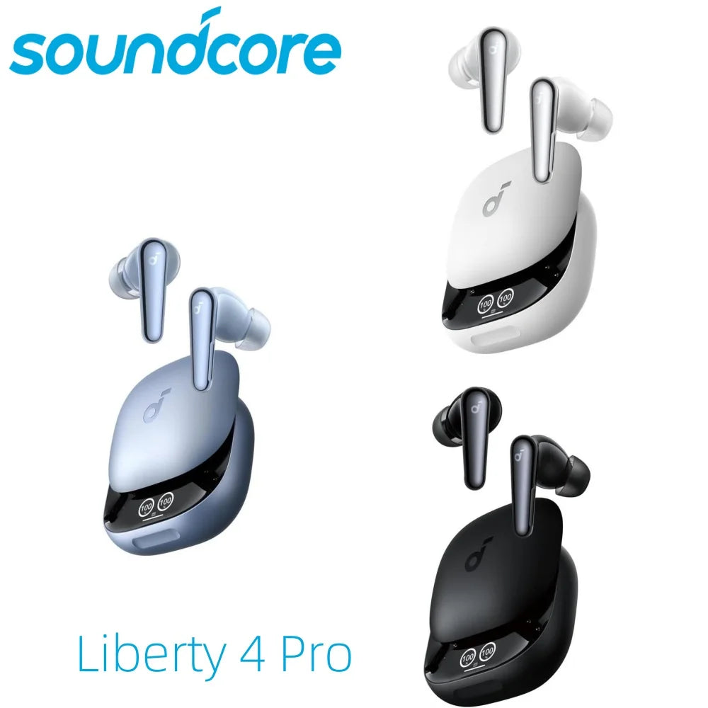 Soundcore Liberty 4 Pro – trådløse ørepropper med aktiv støydemping