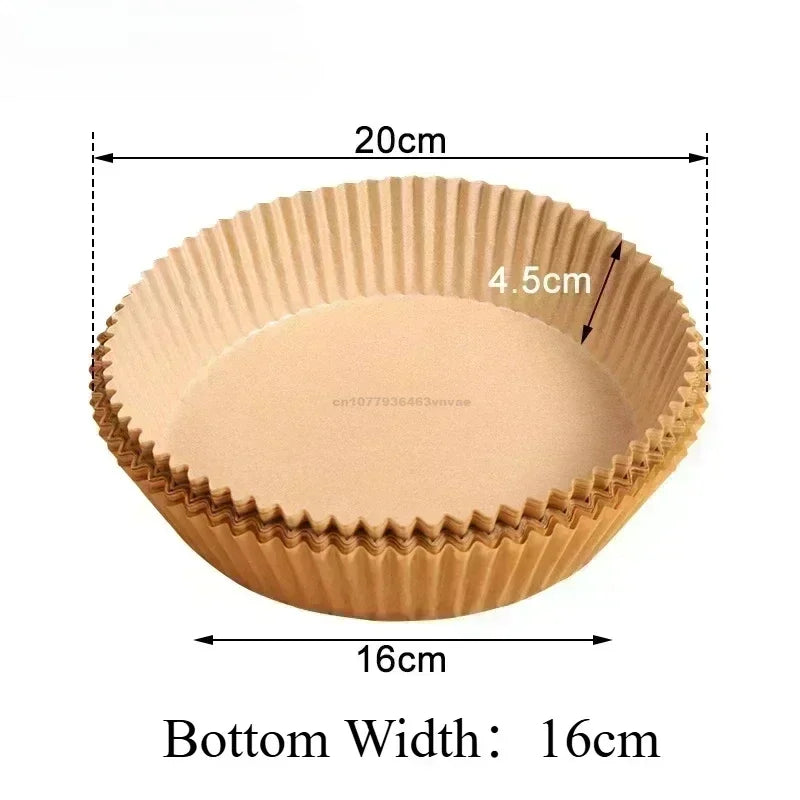 Bakepapirformer til airfryer