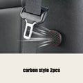 2 stk. magnetisk bilbelteholder Festeklips PU-skinn Beltebegrenser Stopper for sikkerhetsbelteklips Forhindrer fall