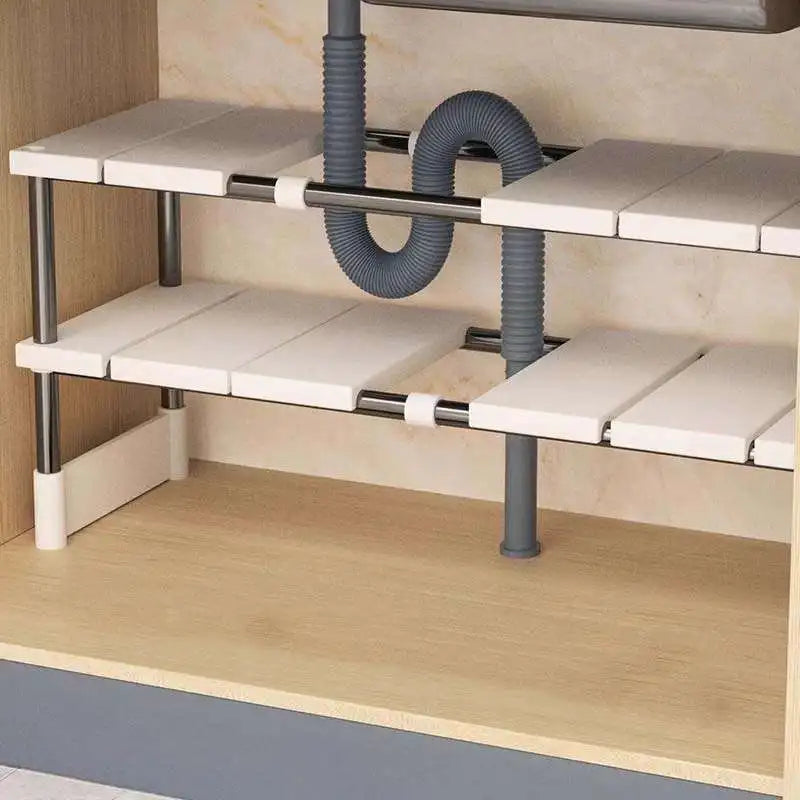 Uttrekkbar oppbevaringshylle – 54–74 cm