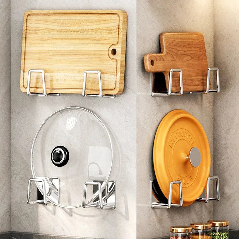 Selvklebende svampholder i 304 rustfritt stål – 1–4 stk.