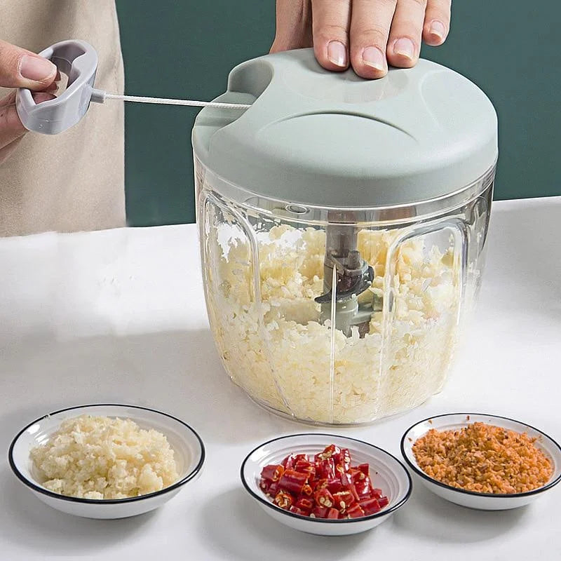 Manuell roterende minihakker – 500 eller 900 ml