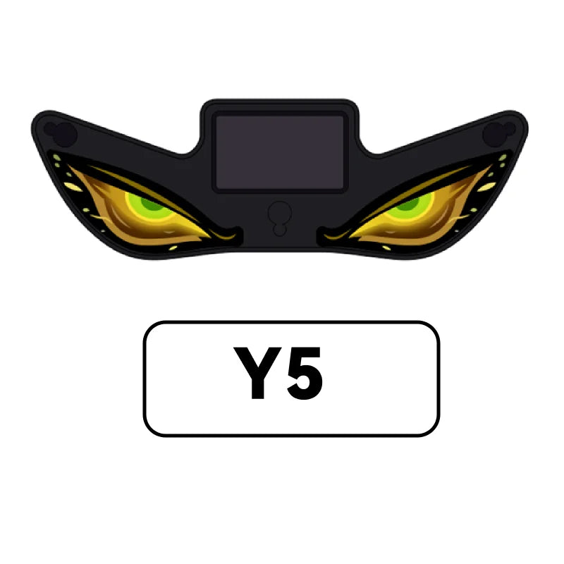 Solar drevet billamper neon trådløs kul DEMON EYE LED stemningslys sugekopp USB oppladbar atmosfære pustende lampe