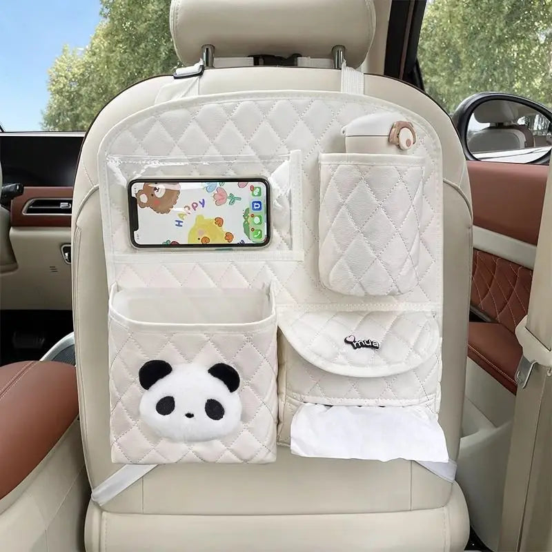 Car Seat Back Storage Bag Hanging Car Multi-function Storage Box Chair  Rear