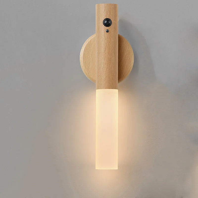 Oppladbar LED-sensorlampe med bevegelsessensor