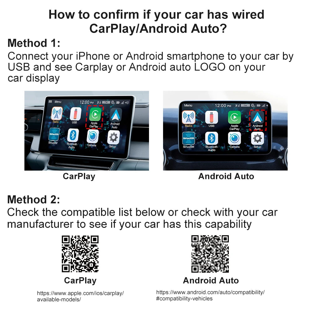 NEW Wireless CarPlay Android Auto Wireless Adapter Smart Mini Box Plug and play Connect Universal for Nissan Wireless Adapter