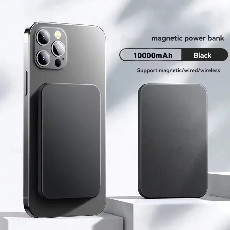 Magnetisk powerbank med trådløs lading