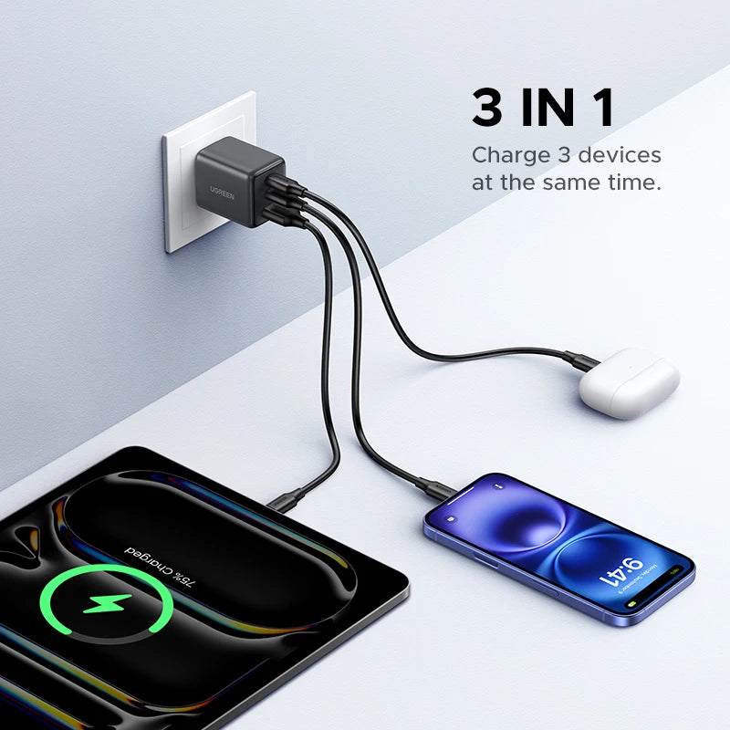 UGREEN Mini GaN USB-C-lader med 20 eller 30 W