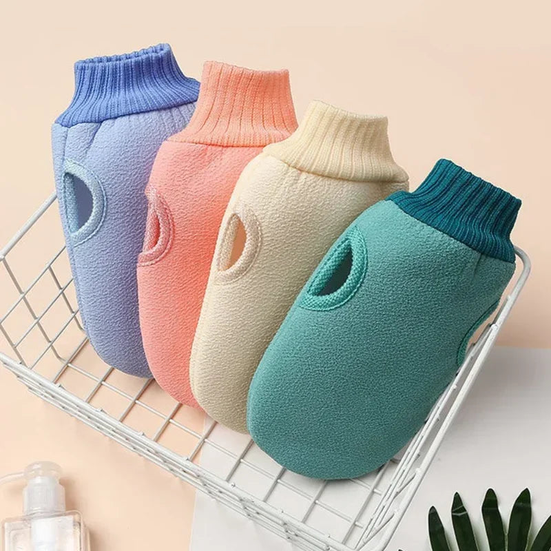 1 stk. bad for peeling SPA eksfolierende dusjbørste kroppsrenseskrubbvott gni døde hudhansker dusjhåndkle skum kroppsmassasje