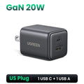 UGREEN Mini GaN USB-C-lader med 20 eller 30 W