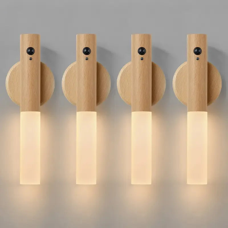 Oppladbar LED-sensorlampe med bevegelsessensor