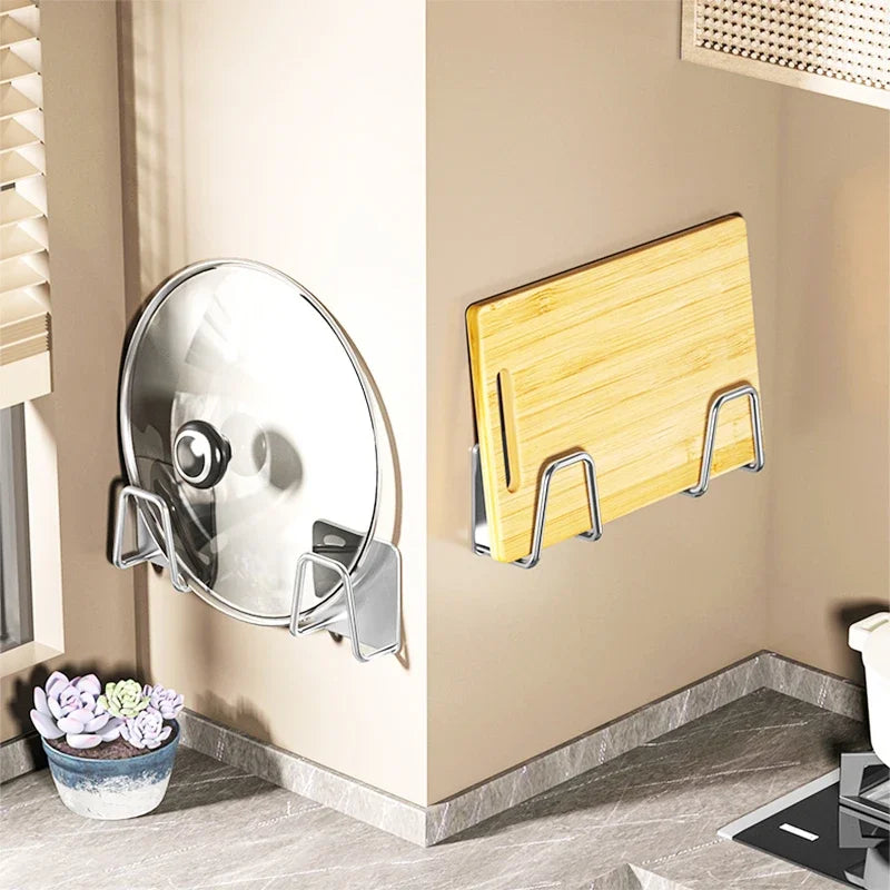Selvklebende svampholder i 304 rustfritt stål – 1–4 stk.