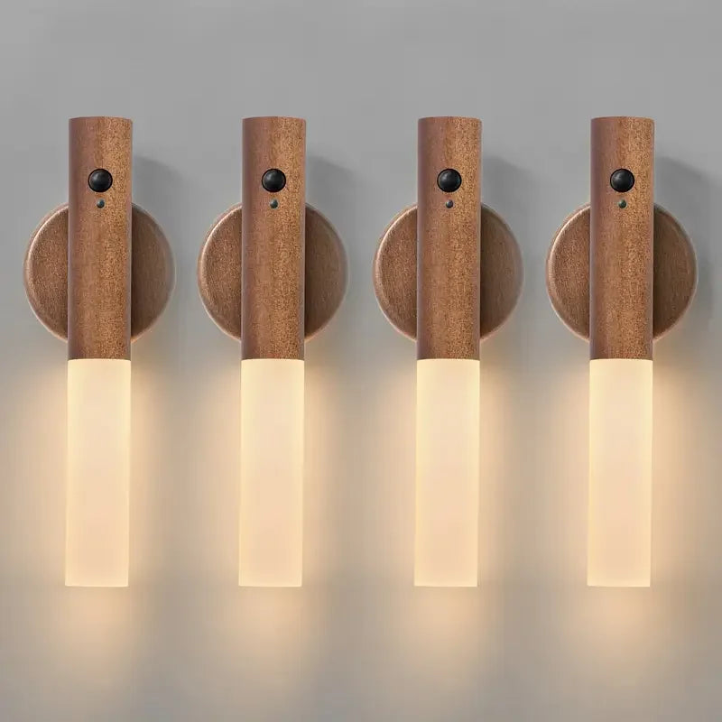 Oppladbar LED-sensorlampe med bevegelsessensor
